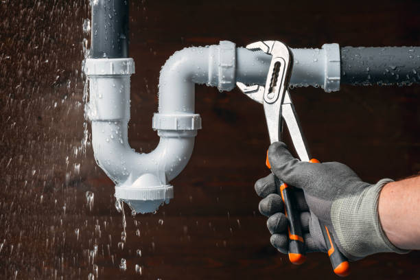 Professional Leak Detection technician working in Burnett, WI